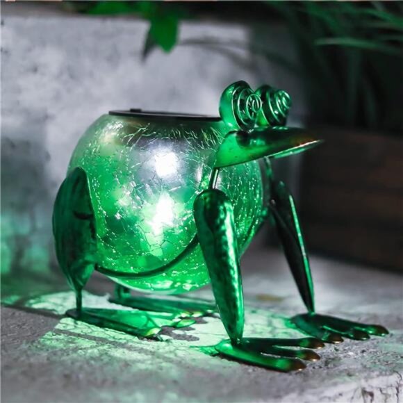 Solar Garden Lantern Waterproof LED Frog Solar Lights Outdoor Decorative lamp - Picture 5 of 8
